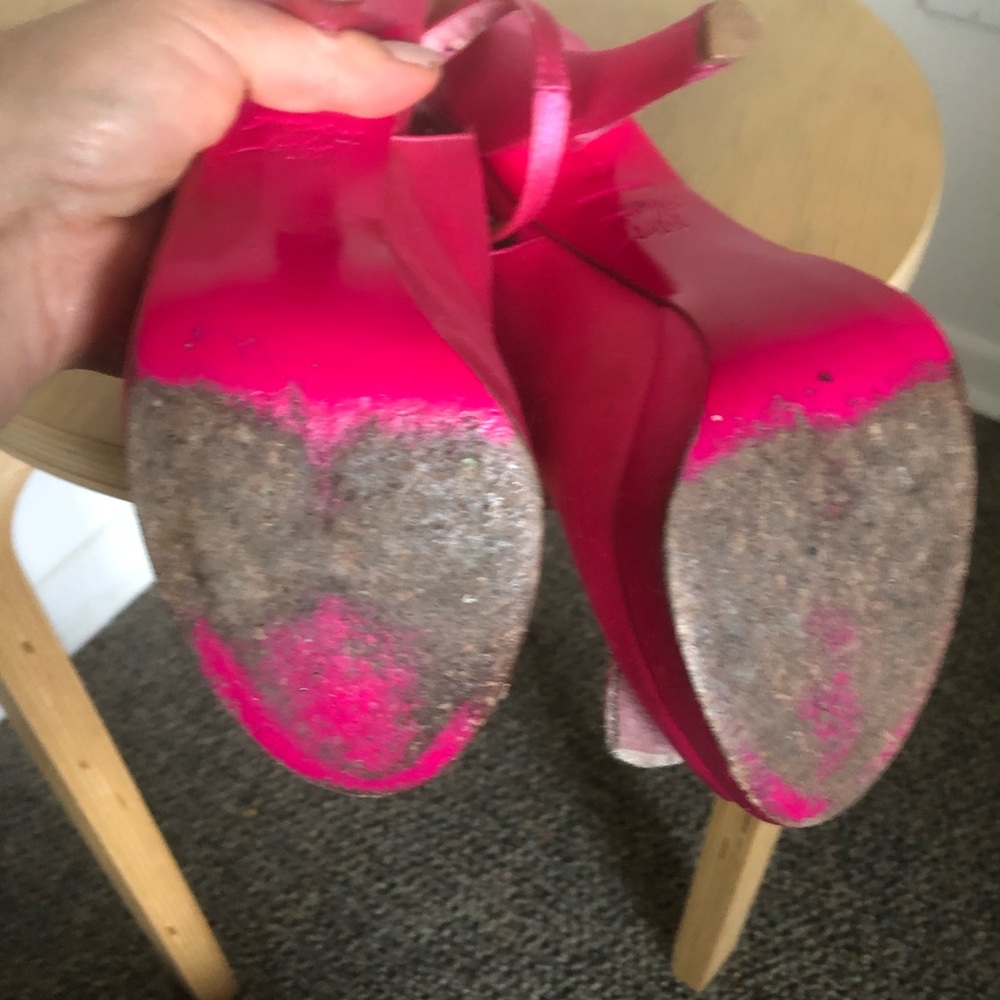 Betsey Johnson Pink “Stevie” Pumps Sz 6 - Picture 7 of 9